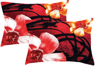 

Sleep Nature's Printed Pillows Cover(Pack of 2, 68.58 cm*45.72 cm, Multicolor)