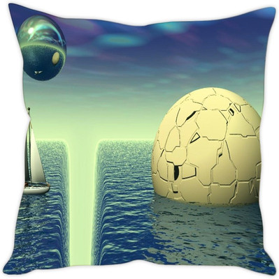 

Sleep Nature's Abstract Cushions Cover(30.63 cm*30.63 cm, Multicolor)