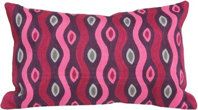 

Rhome Embroidered Cushions Cover(30 cm*50 cm, Pink)