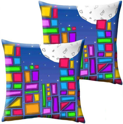 

Newgenn India Abstract Cushions Cover(Pack of 2, 40.64 cm*40.64 cm, Multicolor)
