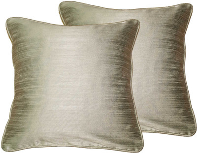

Lushomes Plain Cushions Cover(Pack of 2, 40 cm*40 cm, Grey)
