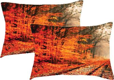 

Sleep Nature's Printed Pillows Cover(Pack of 2, 68.58 cm*45.72 cm, Multicolor)