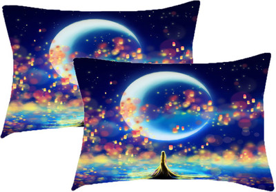 

Sleep Nature's Printed Pillows Cover(Pack of 2, 68.58 cm*45.72 cm, Multicolor)