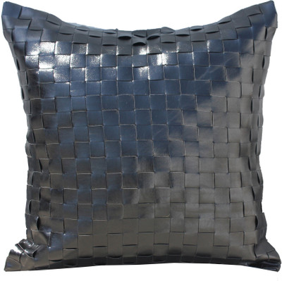 

Rhome Checkered Cushions Cover(Pack of 2, 40 cm*40 cm, Black)