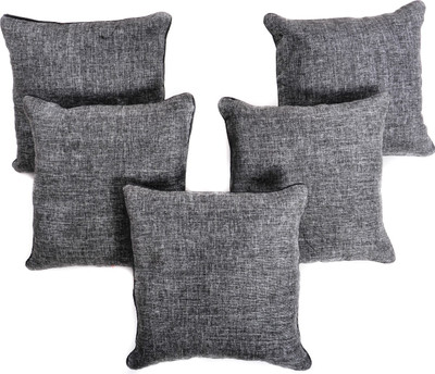 

Shilpbazaar Plain Cushions Cover(Pack of 5, 40 cm*40 cm, Grey)