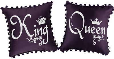 

Zubix Printed Cushions Cover(Pack of 2, 30 cm*30 cm, Purple)