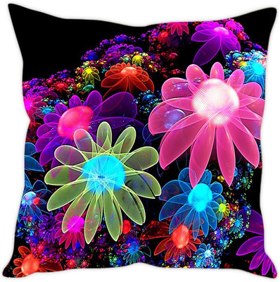 

Sleep Nature's Abstract Cushions Cover(40.64 cm*40.64 cm, Multicolor)