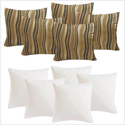 

SWHF Abstract Cushions Cover(Pack of 10, 40 cm*40 cm, Beige)