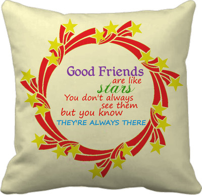 

Tied Ribbons Geometric Cushions Cover(30 cm*30 cm, Multicolor)