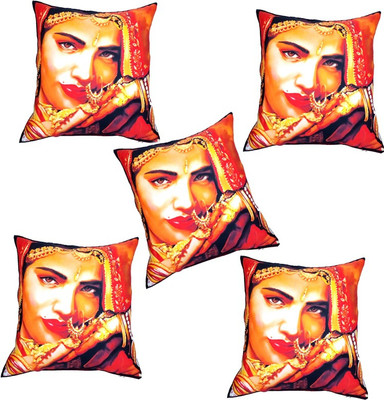 

Narendra Abstract Cushions Cover(Pack of 5, 40 cm*40 cm, Multicolor)