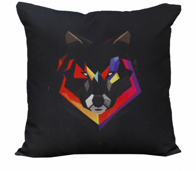 

Adishma Printed Cushions Cover(40 cm*40 cm, Black, Red)