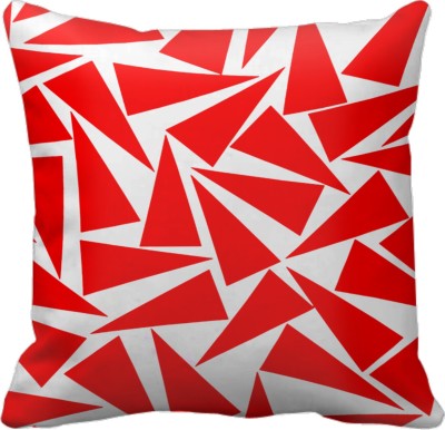 

SajawatHomes Abstract Cushions Cover(30 cm*30 cm, White, Red), Red;white