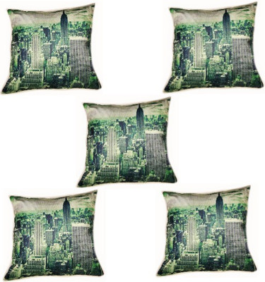 

Chandra Impex Printed Cushions Cover(Pack of 5, 40.64 cm*40.64 cm, Multicolor)