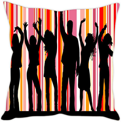 

Sleep Nature's Abstract Cushions Cover(30.63 cm*30.63 cm, Multicolor)