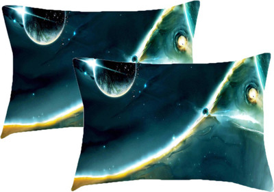 

Sleep Nature's Printed Pillows Cover(Pack of 2, 68.58 cm*45.72 cm, Multicolor)