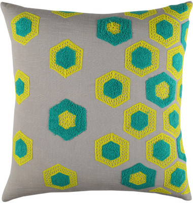 

Rajrang Geometric Cushions Cover(46 cm*46 cm, Grey)