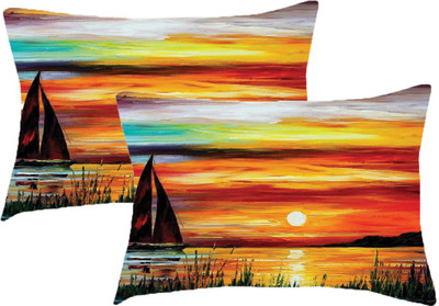 

Sleep Nature's Printed Pillows Cover(Pack of 2, 68.58 cm*45.72 cm, Multicolor)