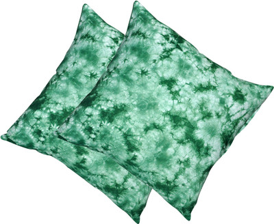 

Kanha Homes Self Design Cushions Cover(Pack of 2, 40 cm*40 cm, Green)