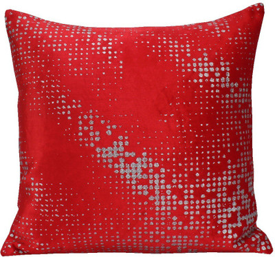 

Sanaa Printed Cushions Cover(40 cm*40 cm, Red)