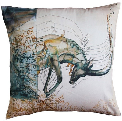 

Indian Colours Abstract Cushions Cover(41 cm*41 cm, Multicolor)