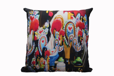 

Adishma Abstract Cushions Cover(40 cm*40 cm, Black, Multicolor)