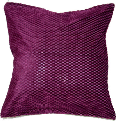 

Koncepts Self Design Cushions Cover(44 cm*44 cm, Purple)