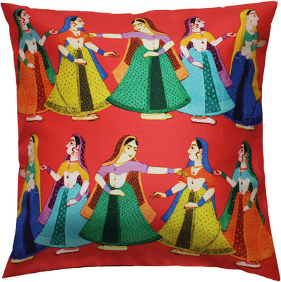 

Cult Curio Abstract Cushions Cover(40.64 cm*40.64 cm, Multicolor)