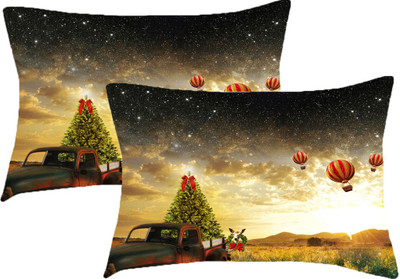 

Sleep Nature's Printed Pillows Cover(Pack of 2, 68.58 cm*45.72 cm, Multicolor)