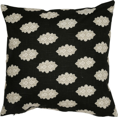 51% OFF on Adt Saral Abstract Cushions Cover(Black, Beige)