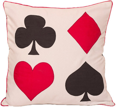 

Band Box Embroidered Cushions Cover(40.64 cm*40.64 cm, White)