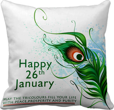 

Tied Ribbons Printed Cushions Cover(40 cm*40 cm, Multicolor)