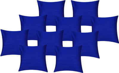 

Fazar Creations Plain Cushions Cover(Pack of 10, 40 cm*40 cm, Blue)