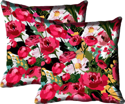 

IndiWeaves Printed Cushions Cover(Pack of 2, 40 cm*40 cm, Multicolor)