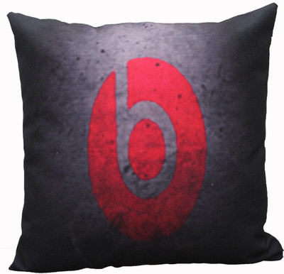 

Adishma Printed Cushions Cover(40 cm, Black, Red)