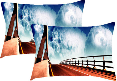 

Sleep Nature's Printed Pillows Cover(Pack of 2, 68.58 cm*45.72 cm, Multicolor)