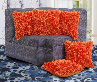 

Shine Villa Floral Cushions Cover(Pack of 5, 40 cm*40 cm, Orange)