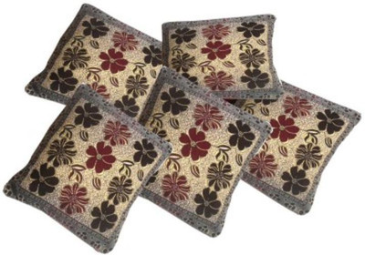 

Villas Decor Floral Cushions Cover(Pack of 5, 41 cm, Multicolor)