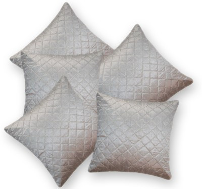 

Nikunj Checkered Cushions Cover(Pack of 5, 40 cm*40 cm, Grey)