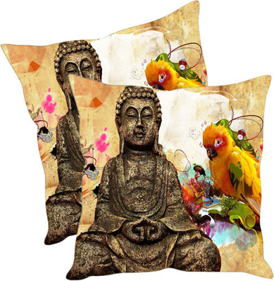 

Sleep Nature's Printed Cushions Cover(Pack of 2, 40.63 cm*40.63 cm, Multicolor)
