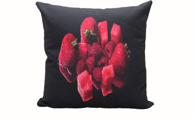 

Adishma Printed Cushions Cover(40 cm*40 cm, Black, Red)