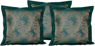 

Maba Damask Cushions Cover(Pack of 3, 43 cm*43 cm, Blue)