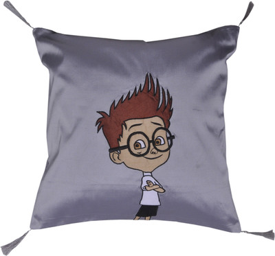 

Cute Creations Embroidered Cushions Cover(40 cm*40 cm, Grey)