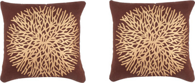 

Eccellente Paisley Cushions Cover(Pack of 2, 30 cm*30 cm, Brown)
