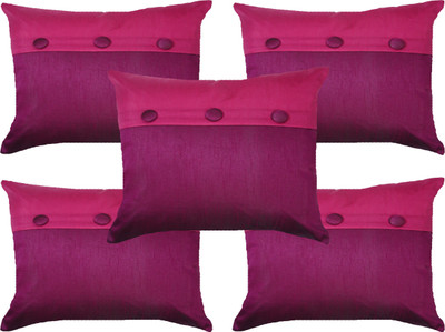 

HOME SHINE Abstract Cushions Cover(Pack of 5, 40.64 cm*40.64 cm, Purple)
