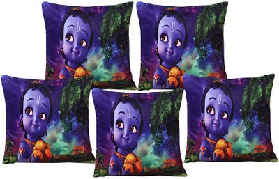 

Gurnoor 3D Printed Cushions Cover(Pack of 5, 40 cm*40 cm, Multicolor)