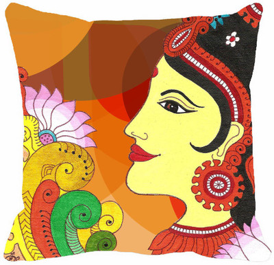 56% OFF on meSleep Abstract Cushions Cover(40.64 cm*40.64 cm, Multicolor)