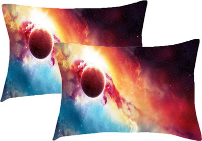 

Sleep Nature's Printed Pillows Cover(Pack of 2, 68.58 cm*45.72 cm, Multicolor)