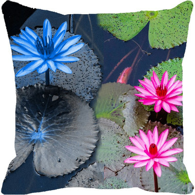 

Leaf Designs Floral Cushions Cover(41 cm*41 cm, Multicolor)