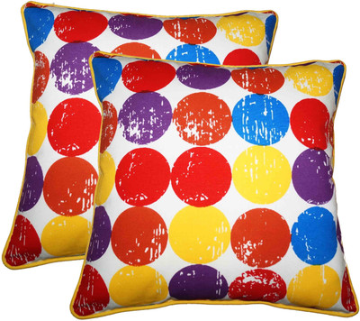 

Lushomes Printed Cushions Cover(Pack of 2, 40 cm*40 cm, Yellow)