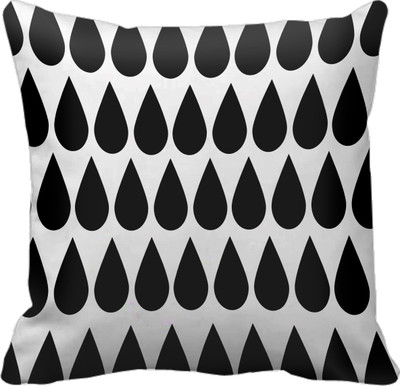 

SajawatHomes Abstract Cushions Cover(30 cm*30 cm, Black, White)